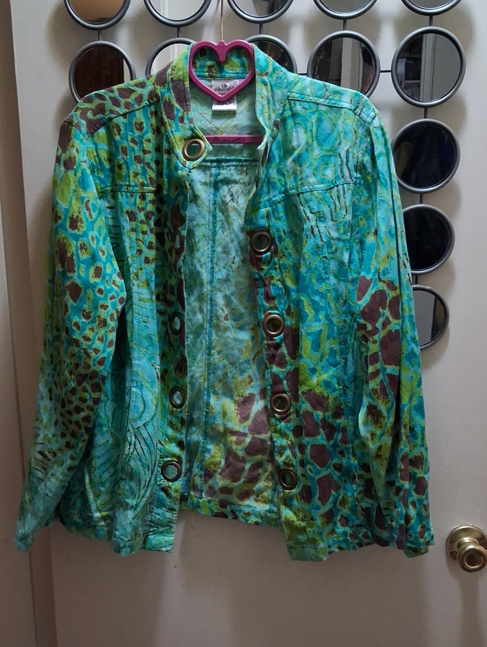 TURQUOISE & BROWN Jacket